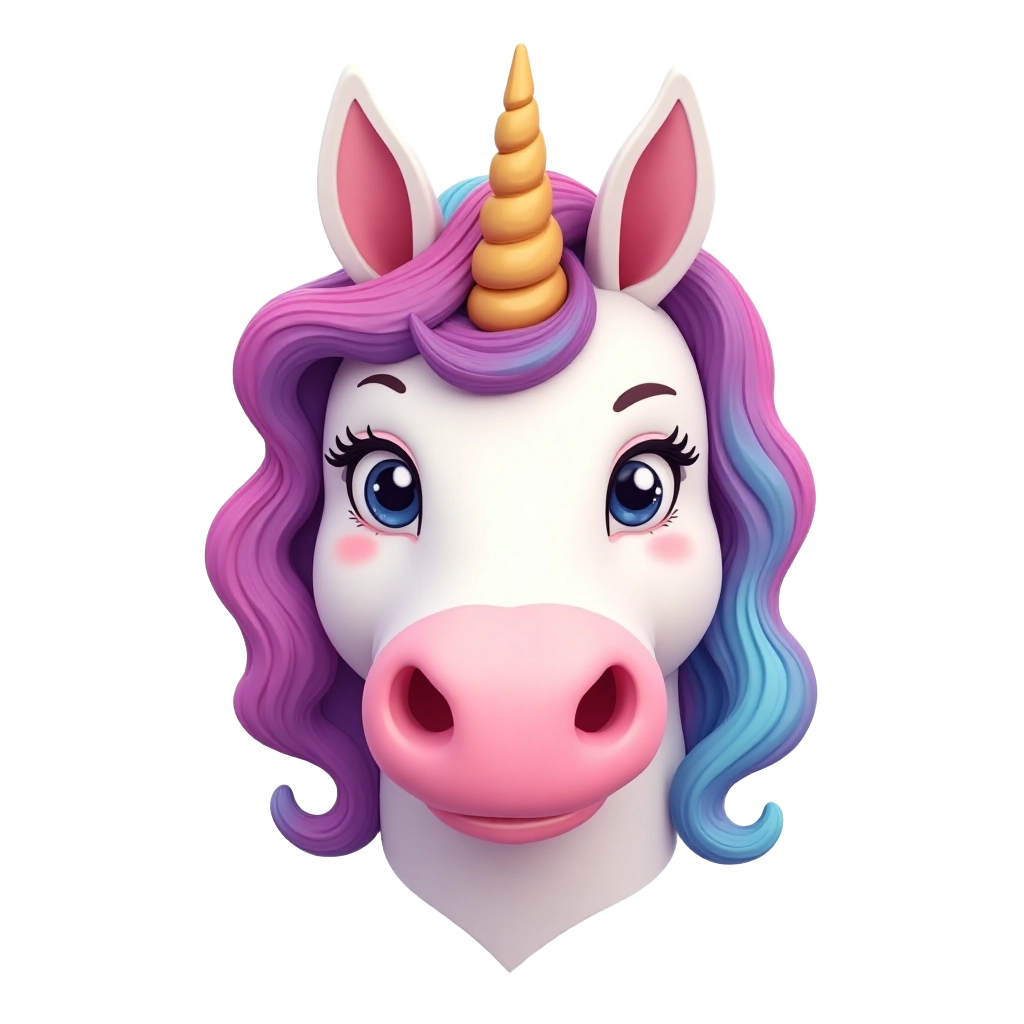 Magical Unicorn Portrait